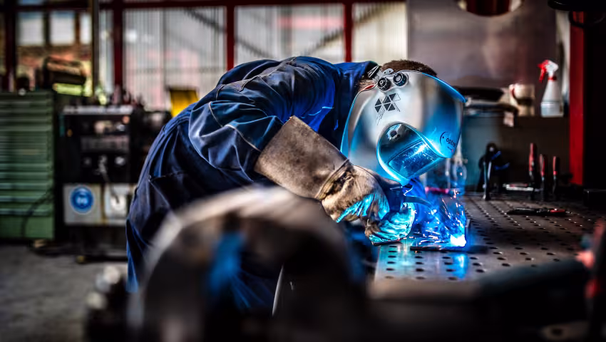Arbeiter in der BSU Werkstatt